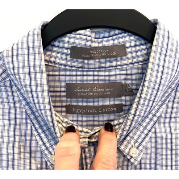 Daniel Cremieux Signature Collection Shirt Button Down Long Sleeve Large Classic - Picture 6 of 12